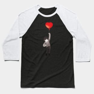 Floating Heart Baseball T-Shirt